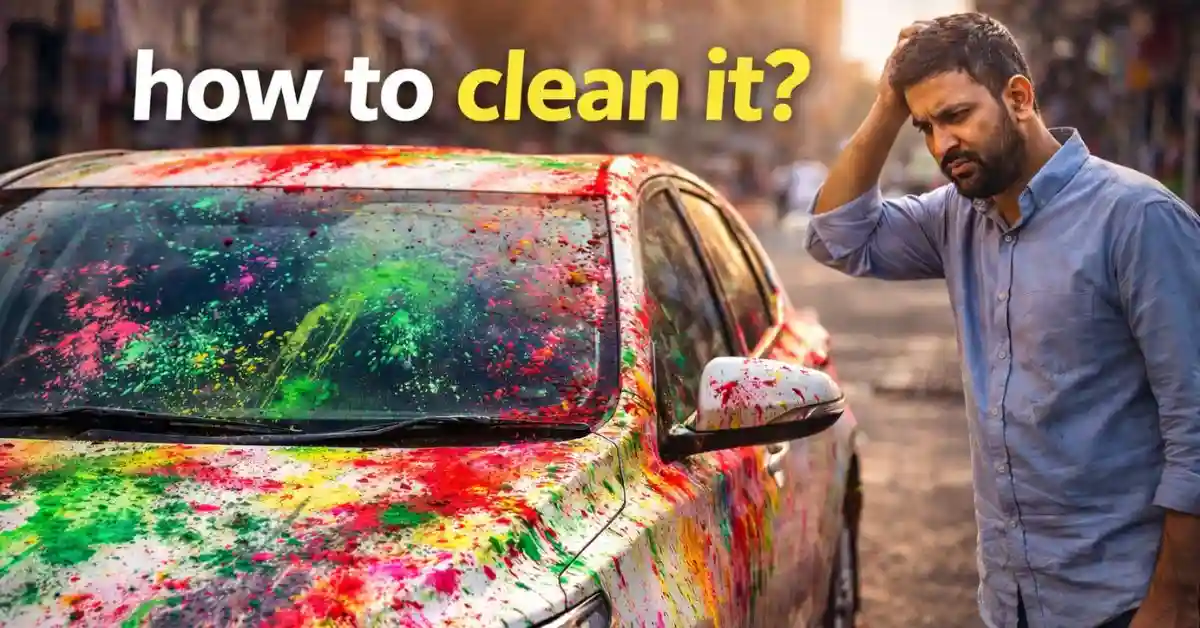 Holi Car Paint Protection Tips